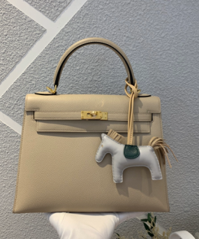 에르메스 켈리백25 엘리펀트그레이 금장 앱송